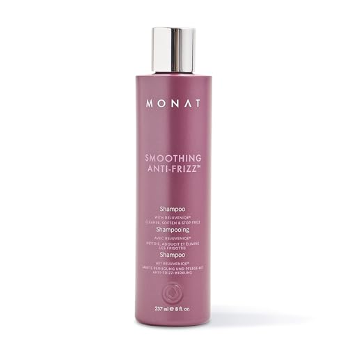 MONAT Smoothing Anti-Frizz¢â Shampoo - Humidity Protection, Frizz Control with REJUVENIQE¢ç & Tropical Butters, Velvety Fragrance, 237 ml (8 fl. oz.)