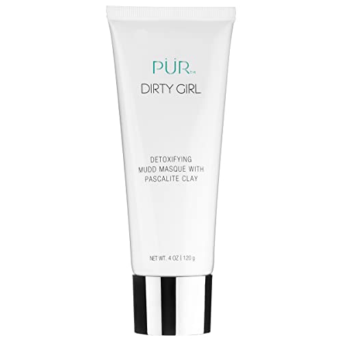 P?R MINERALS Dirty Girl Detoxifying Mudd Masque with Pascalite Clay, Exfoliates Skin, Improves Skin Texture, Cruelty, Paraben & Gluten Free