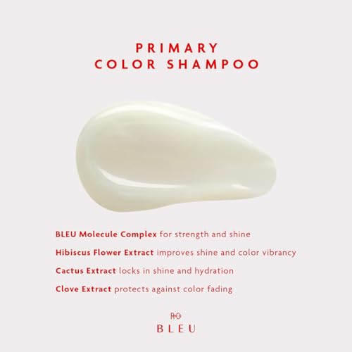 R+Co BLEU Primary Color Shampoo | Nourishing + Color Protection + Luxurious Shine | Vegan, Sustainable + Cruelty-Free | 8.5 Oz