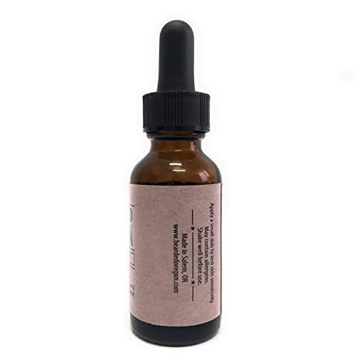 Bearded Oregon Beard Oil - Grants Pass Scent, 1 oz - Coffee + Coconut - All Natural Ingredients, Softens and Strengthens Beard, Relieves Itch