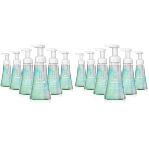 Method Foaming Hand Soap,Coconut Water,10 fl oz,(Pack of 12)