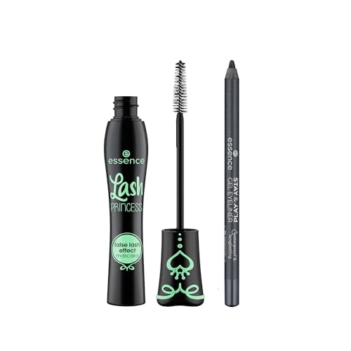 essence | Lash Princess False Lash Effect Mascara & Stay & Play Gel Eyeliners 08 Stardust Love Bundle | Vegan & Cruelty Free