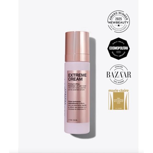 Innbeauty Project Extreme Cream Refillable Firming & Lifting Moisturizer, Bio-Retinol Alternative + Peptides for Wrinkles, 1.7 OZ (50ml)