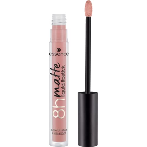 essence | 8h Matte Liquid Lipstick | Highly Pigmented with Smudge-proof Matte Finish | Vegan & Cruelty Free (03 Soft Beige)