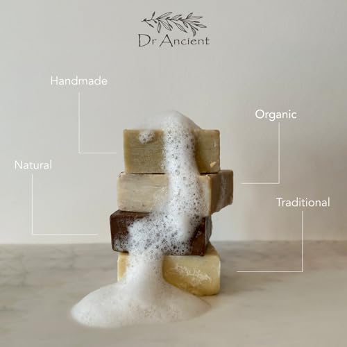 Dr.Ancient Donkey Milk Soap Bar Organic Natural Traditional Handmade Antique - Anti Ageing, Moisturizer - Absolutely No Chemicals! Pure Natural Soaps! 5 Ounce (Pack of 2)