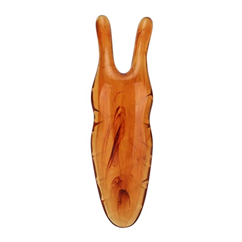 FILFEELNose Massager, Resin Gua Sha Facial Tools Nose Up Scraper for Women Nose Shaping (Amber)