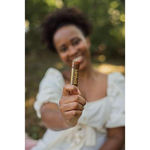 ZAMBEEZI Fair Trade, Organic Beeswax Lip Balm - Variety 6 Pack (Lemongrass, Tangerine, Wild Rose, Sweet Basil, Suncare and Honeybalm) - Ethically Sourced