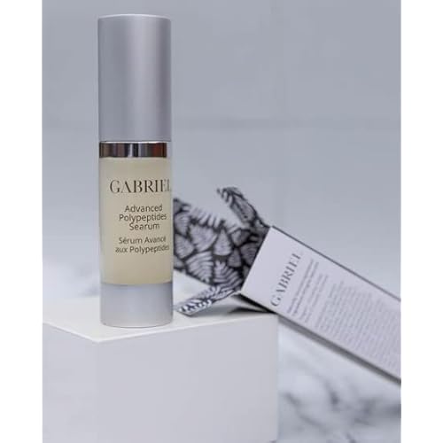 Advanced Polypeptides Searum by Gabriel Cosmetics | All Natural Ingredients to Protect, Nourish, Rejuvenate Skin, 0.5 oz