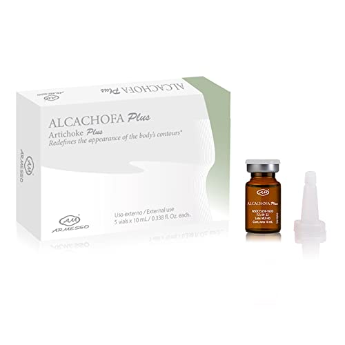 | Artichoke Plus ? Body Contouring & Drainage Booster Serum | With Artichoke Extract 2% & Caffeine | For Professional Cosmetic Use Only | 5x10mL Vials