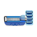 Mens Razor Blade Refills Compatible Only with COVIK 5 Blade Razors 4 Count for a More Comfortable Shave for Men