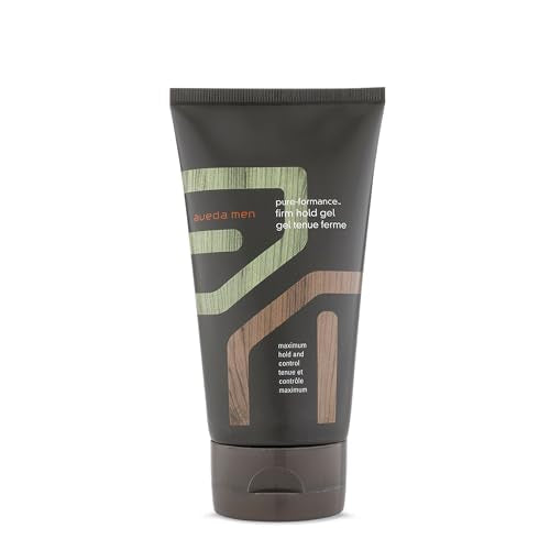 Aveda Men Pure-Formance Firm Hold Hair Gel for Men | Maximum Hold, Control, Shine |93% Naturally Derived*, 5 Fl Oz