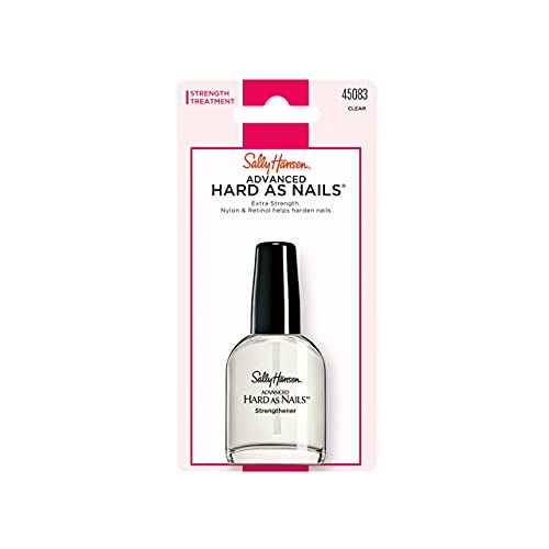 Sally Hansen Advanced Hard as Nails Nail Polish, Clear, 0.45 Fluid Ounce | Pack of 2