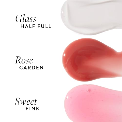 LAURA GELLER Clear Lip Oil, Glass Half Full & Tinted Hydrating Lip Balm, Sheerly Amazing Duo | Nourishing Lip Kit for Dry Lips, Moisturizing Color and Shine