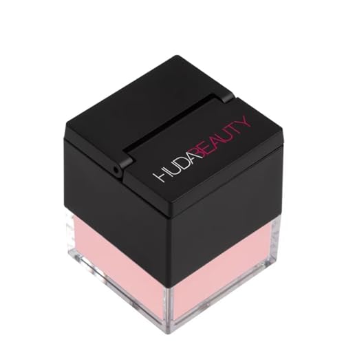Huda Beauty Mini Easy Bake Loose Baking & Setting Powder - Cherry Blossom Cake (fair to medium with true pink undertones) 0.21 oz / 6 g