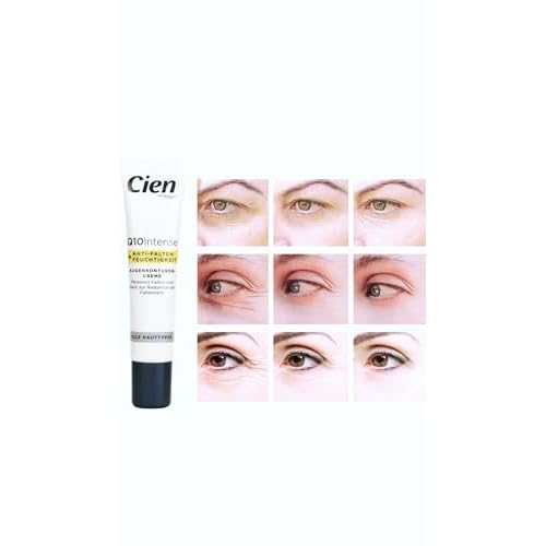 Anti-Wrinkle Eye Contour Cream with Q10 and Hyaluronic Acid and Vitamin E 15ml (0.51 Oz)