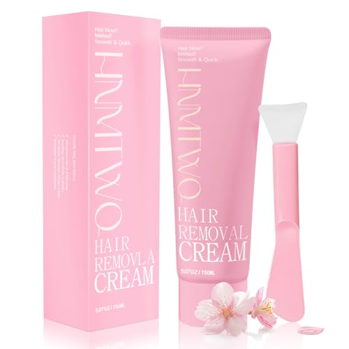 Hair Removal Cream for Legs, Arms & Underarms ? Painless Depilatory Cream with Floral Vanilla Scent, Gentle Formula for Women & Men, Smooth Skin at Home in 8 Minutes