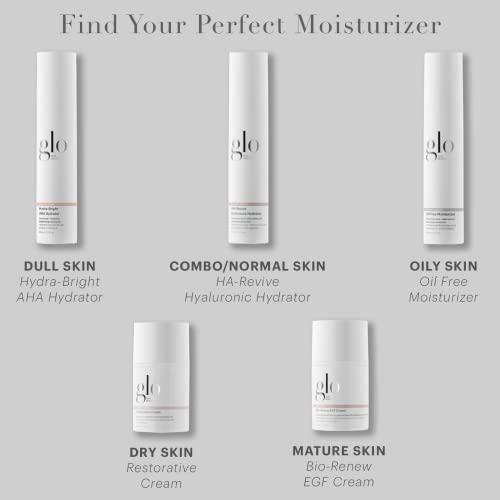 Glo Skin Beauty Hydra-Bright AHA Hydrator | Lightweight, Illuminating Treatment Moisturizer Targets A Brighter, Smoother Complexion (1.7 Fl Oz)