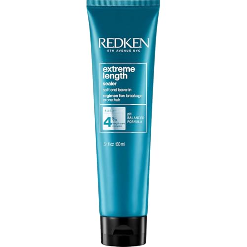 Redken Extreme Length Biotin Leave-In Conditioner For Longer Hair ? Promotes Healthy Hair Growth, Strengthens Damaged Hair, Seals Split Ends, Infused With Biotin ?