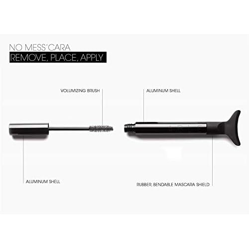 No Mess'Cara, Smudge Proof, Volumizing & Buildable Mascara, Black