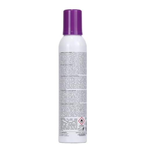 Fanola No Yellow Incredible Foam - Purple Hair Conditioner Mousse Toner With Violet Pigments Removes Yellow And Brassiness On Bleached, Blonde Or Highlighted Hair 8.4oz