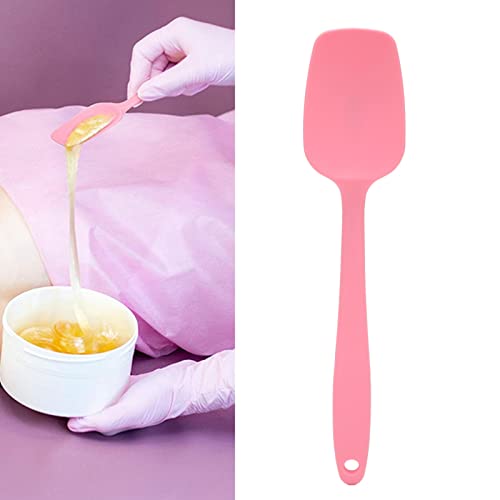 Silicone Spatula For Waxing, Large Silicone Wax Spatula,Reusable Waxing Applicator for Stir Wax,Non Stick Wax shovel for Apply Wax