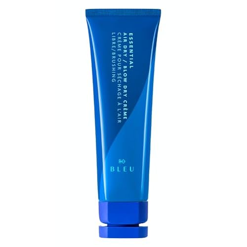 Essential Air Dry Blow Dry Creme | Lightweight Heat Protectant Styling Cream for Frizz Control + Hydration & Shine | Nourishing Hair Smoother for All Hair Types | R+Co BLEU