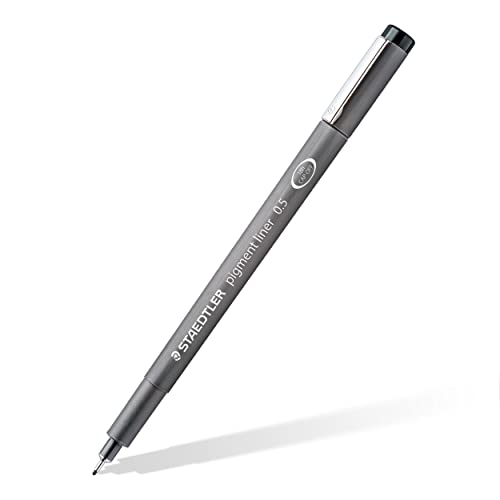 STAEDTLER Pigment Liner 4 Pieces UP, Black (308 A6 WP403)