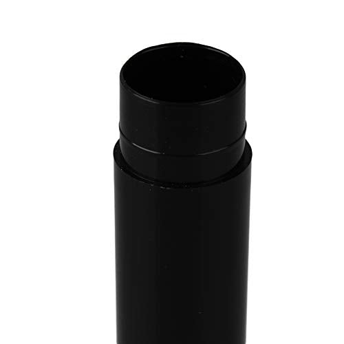 RDEXP Plastic Empty Lip Balm Containers 5ml Free Lipstick Tube Pack of 10 (Black)