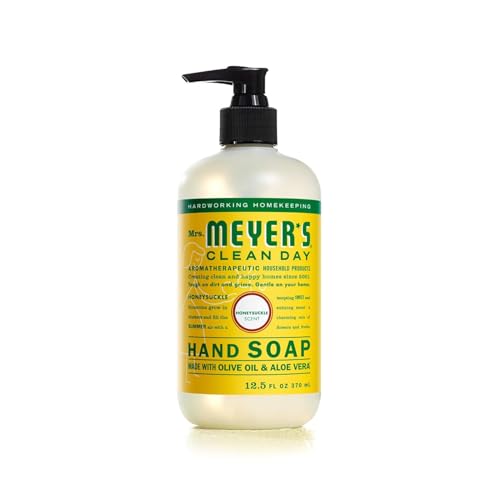 Mrs. Meyer's Liquid Hand Soap Honeysuckle 12.5 OZ (Pack of 6)