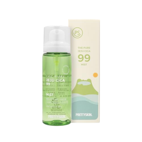 PRETTYSKIN The Pure Jeju Cica 99 Facial Mist 3.38fl.oz.(100ml) Centella Asiatica Extract 99%