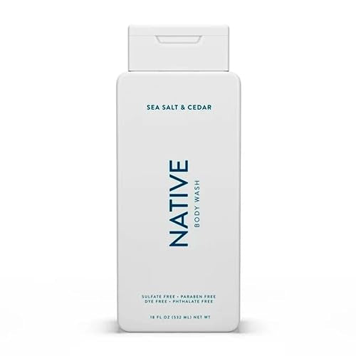 Native Sea Salt & Cedar Body Wash - 18oz, Pack of 2