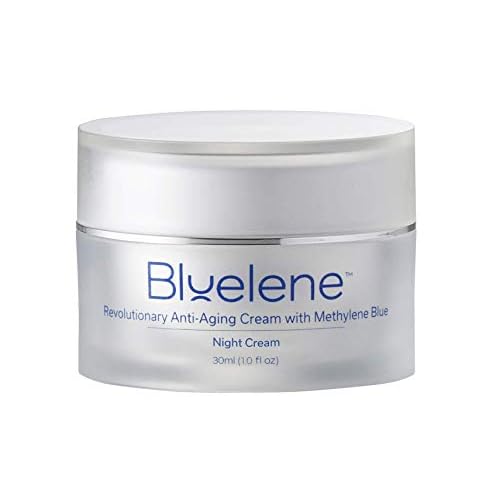 Bluelene Night Cream, Revolutionary Anti Wrinkle Face Cream with Methylene Blue (30 ml). Suitable for Sensitive Skin