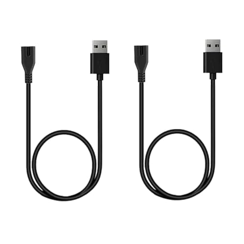 2 Pack Worldwide USB Charging Cable Rechargeble Cord for Callus Remover IWEEL/PRITECH/Geopu/CIVYPRO/ELMCHEE/Nicebirdie/zikillya Foot File