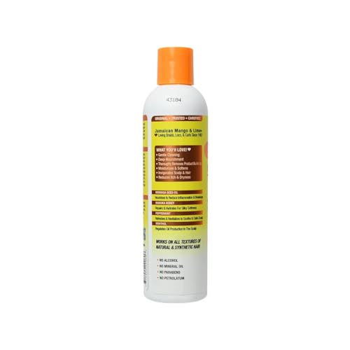 Jamaican Mango & Lime Love Your Locs Tingle Shampoo ? Gentle yet Deep Cleansing & Scalp Tingling Shampoo for Textured Hair Hydrates & Removes Buildup ? 8 oz