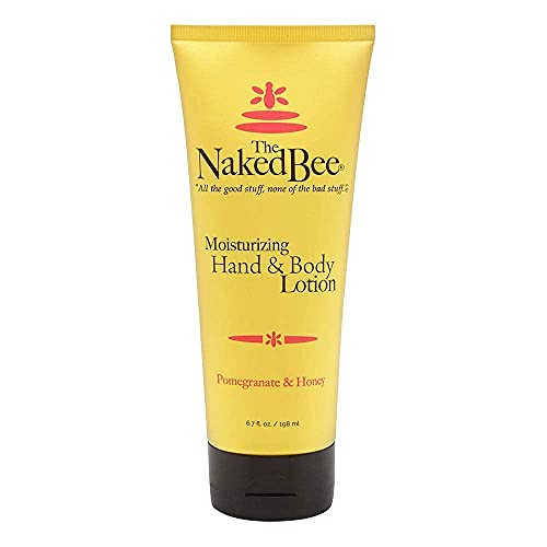 The Naked Bee Orange Blossom Honey Restoration Foot Balm, 2 Oz - 2 Pack + Pomegranate & Honey, Hand and Body Lotion, 6.7 Fl Oz