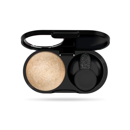 Pupa Milano Vamp! Wet and Dry Baked Eyeshadow - 201 Champagne Gold For Women 0.35 oz Eye Shadow