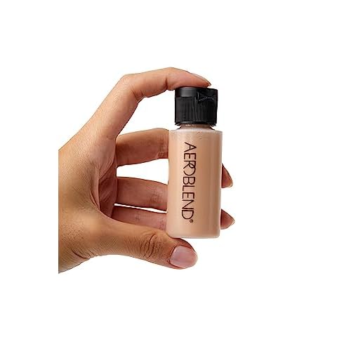 AEROBLEND Airbrush Foundation Makeup: Professional, Water-Based, Buildable, Long-wearing, For all skin types, 1 oz (O05)
