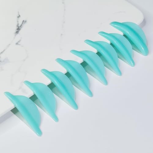 Lash Lift Rods Silicone Pads for Lash Lamination Shields Ultra Curl Flexible Reusable Curler DIY Eyeash Perm Lifting Pads (Green)