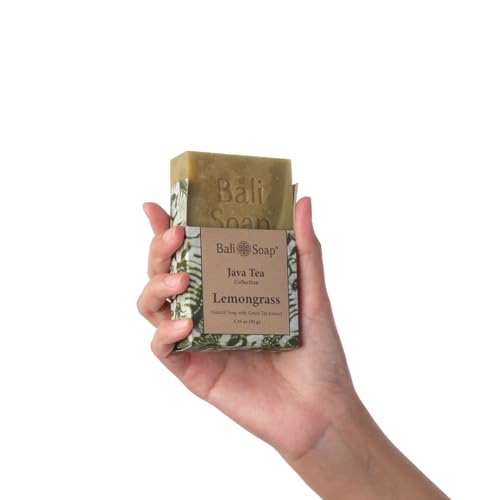 Bali Soap - Batik Collection - Natural Soap Bar for Face & Body, Vegan Handmade Plant Based, Moisturizing, Cruelty Free, 3.5 Oz Each 3 Pack