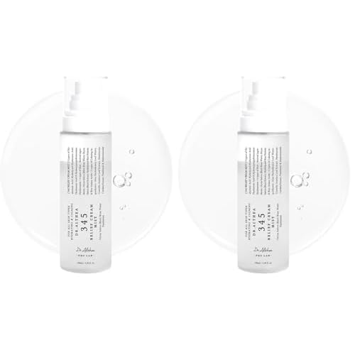 Dr.Althea 345 Relief Cream Mist | Hydrating Facial Mist with Rice Extract | Soothing Care for Sensitive Skin | Vegan Korean Skincare, 3.38 Fl Oz (Pack of 2)