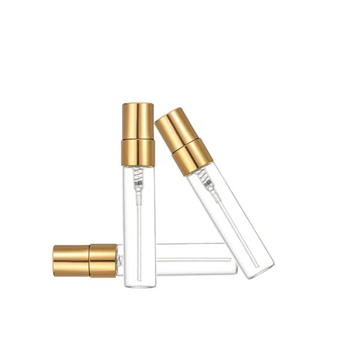 20 Pcs 5ml Clear Glass Mini Spray Bottle,Empty Sample Bottle Fine Mist Spray Bottles for Perfume,Liquids,Travel Refillable Bottle (Clear, 5ml)