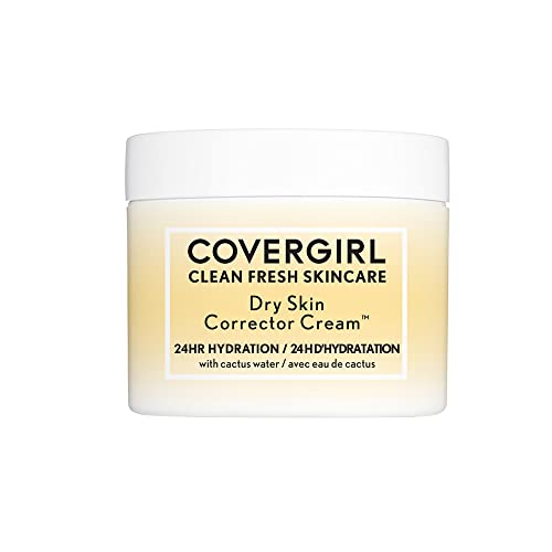 COVERGIRL Clean Fresh Skincare Dry Skin Corrector Cream, Shelf Pack of 2