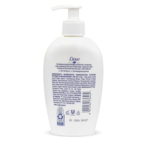 Dove, Nourishing Hand Wash Variety of 3 (Deeply Nourishing, Shea Butter & Warm Vanilla, Cucumber & Green Tea) - 250 ML (8.45 FL OZ) - International Version¡¦