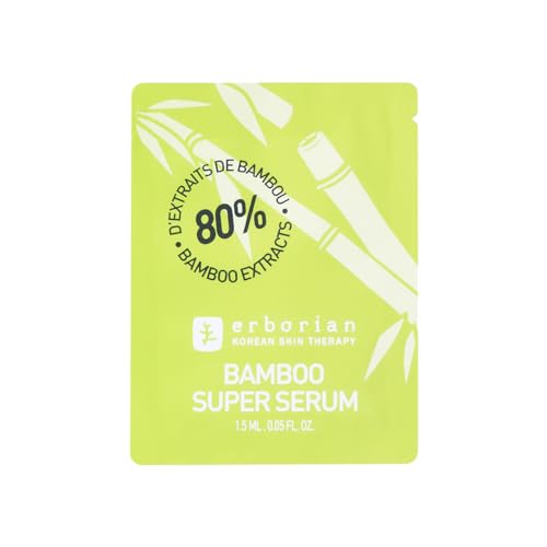 Erborian Bamboo Super Serum - Hydrating Facial Serum with Hyaluronic Acid for Replenished, Moisturized & Radiant Skin- Long-Lasting Intense Hydration - Korean Skincare ? 1 fl oz