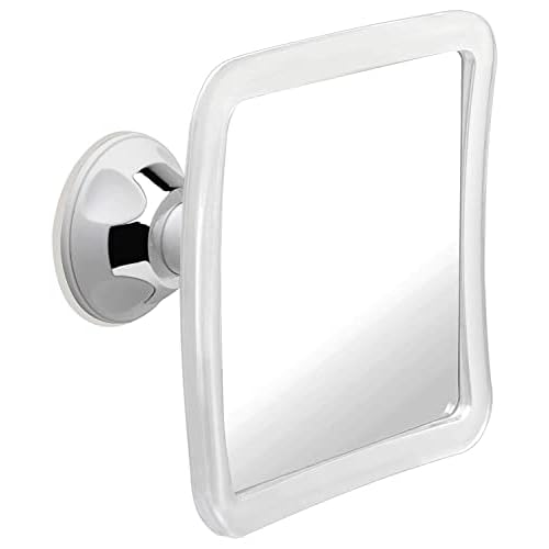 Fogless Shower Mirror for Shaving with Upgraded Suction, Anti Fog Shatterproof Surface and 360¡Æ Swivel & Fogless Shower Mirror for Shaving with Upgraded Suction, Dual Anti Fog Design Bundle