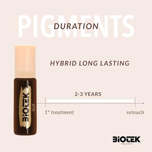 BIOTEK Brow Pigment Color for Long Lasting Makeup - Hybrid Long Lasting - Made in Italy (Bellini)