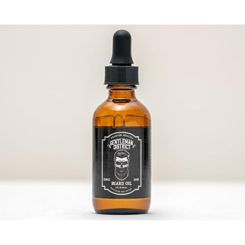 Premium Beard Oil, 2 fl oz, Natural Oils Blend with Castor, Coconut and Almond Oil