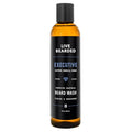 Live Bearded Beard Wash, 8 fl oz - Water-Based Face Cleanser with All-Natural Ingredients for a Gentle, Deep Clean - Made in the USA | Executive Scent - Cedar, Vanilla