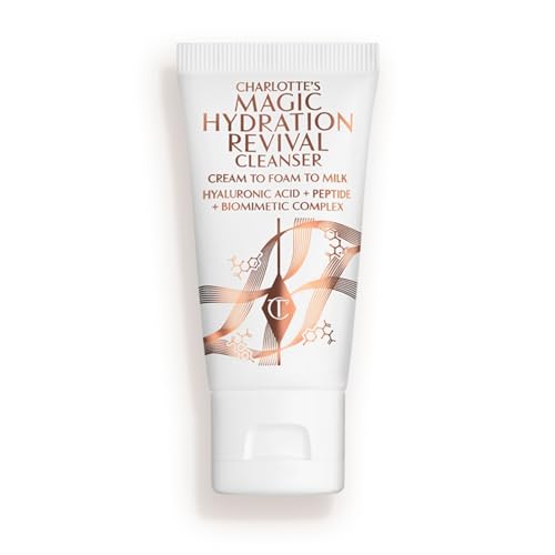 Charlotte Tilbury Magic Hydration Revival Facial Cleanser - Gentle, Foaming Face Wash to Hydrate, Revive & Prime Skin - Helps Reduce the Appearance of Pores While Removing Makeup & Impurities