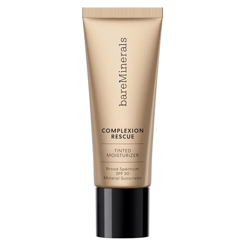 bareMinerals Complexion Rescue Tinted Moisturizer for Face with SPF 30, Full Size, Chestnut 09, Vegan, Cruelty-Free & Dermatologist-Tested